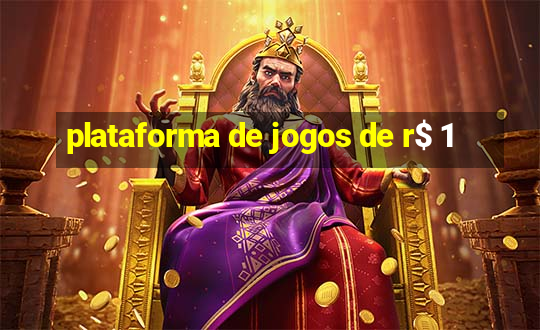 plataforma de jogos de r$ 1