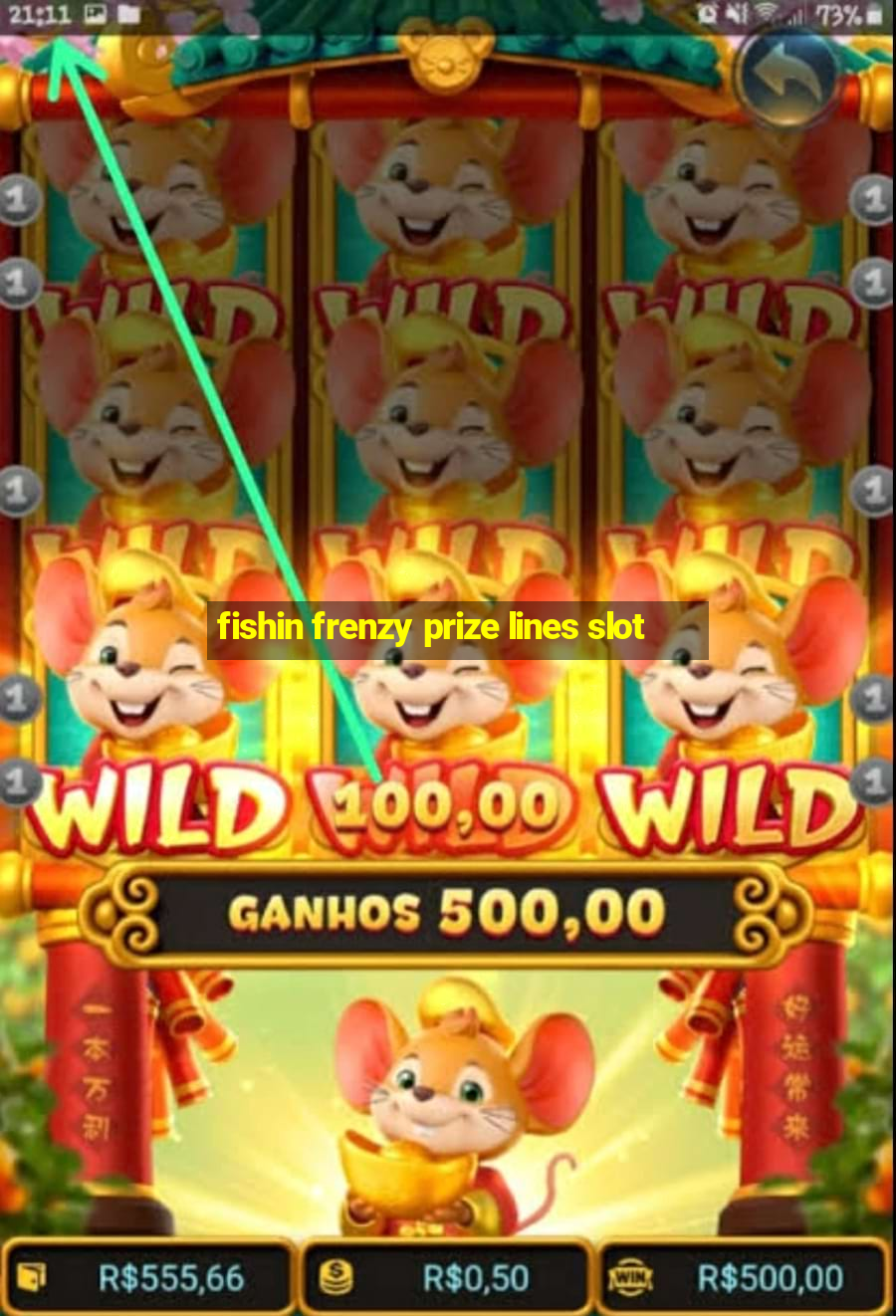 fishin frenzy prize lines slot