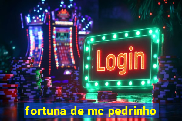 fortuna de mc pedrinho