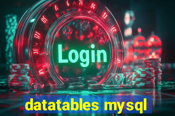 datatables mysql