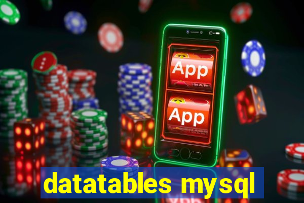 datatables mysql