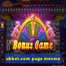 ubbet.com paga mesmo