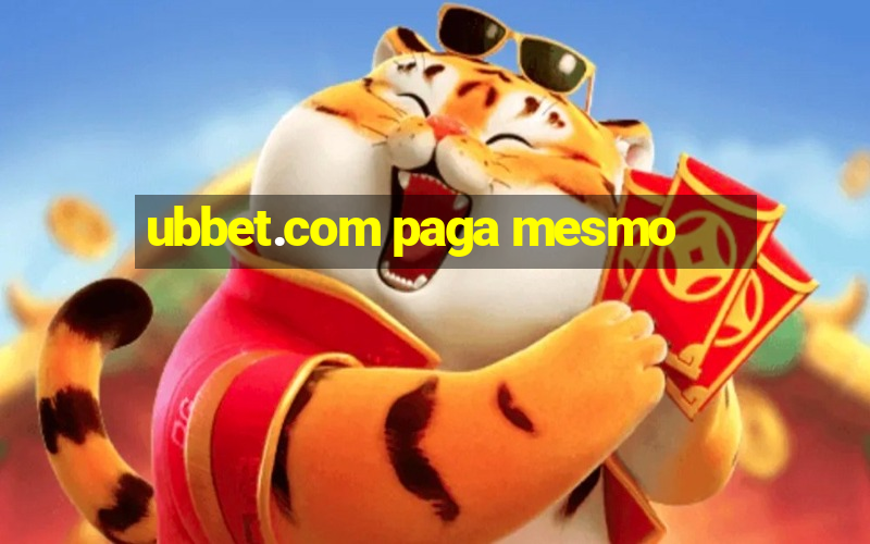 ubbet.com paga mesmo