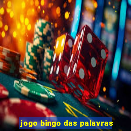 jogo bingo das palavras