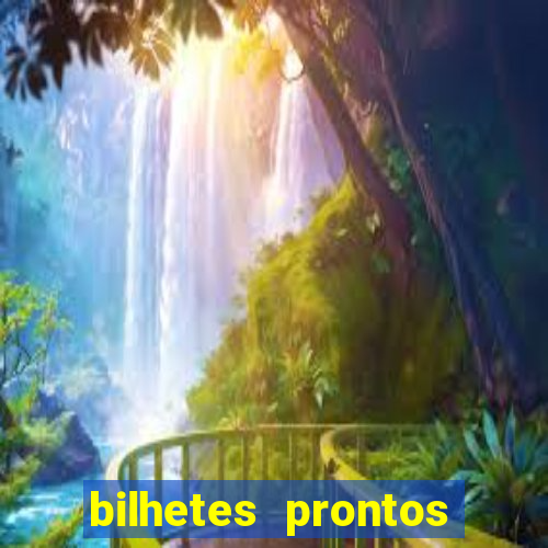 bilhetes prontos apostas esportivas