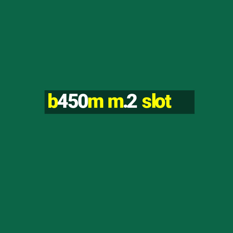 b450m m.2 slot