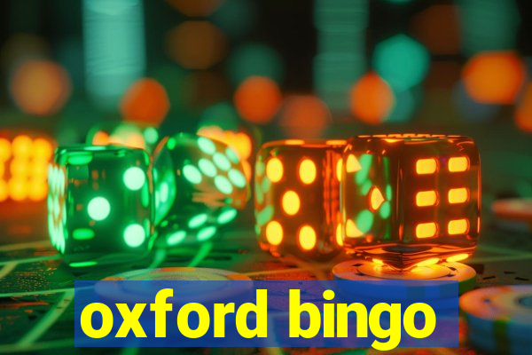 oxford bingo