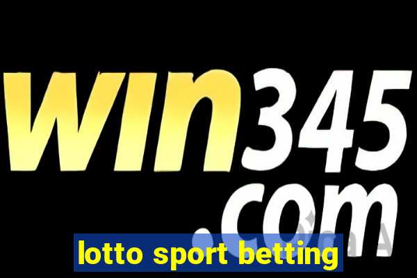 lotto sport betting