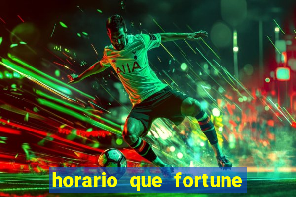 horario que fortune tiger paga