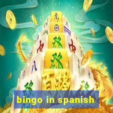 bingo in spanish