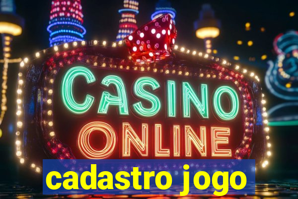 cadastro jogo