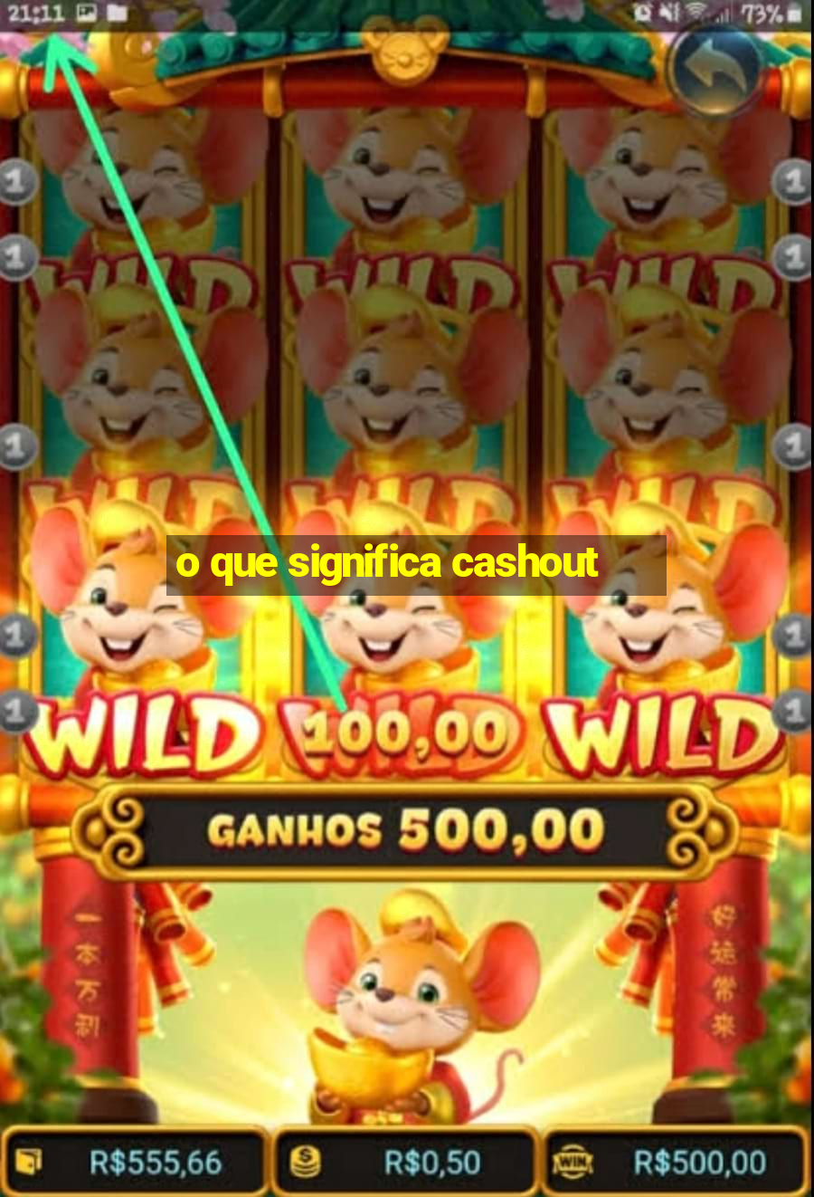 o que significa cashout