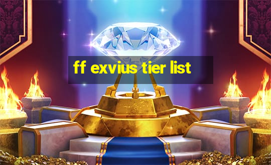 ff exvius tier list