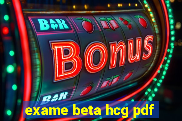 exame beta hcg pdf