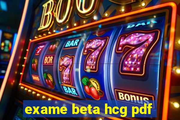 exame beta hcg pdf