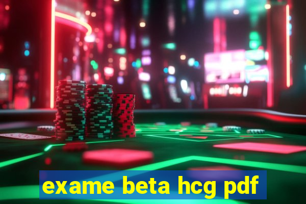 exame beta hcg pdf