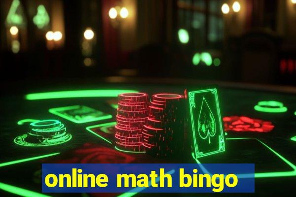 online math bingo