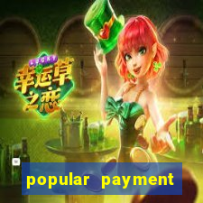 popular payment methods online casinos