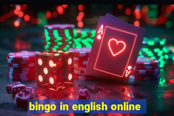 bingo in english online