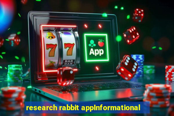 research rabbit appInformational