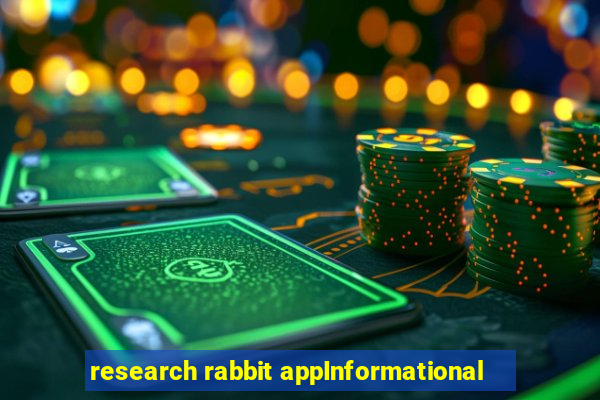 research rabbit appInformational