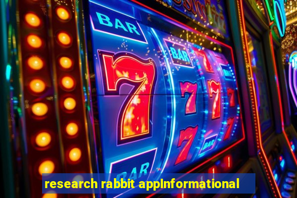 research rabbit appInformational