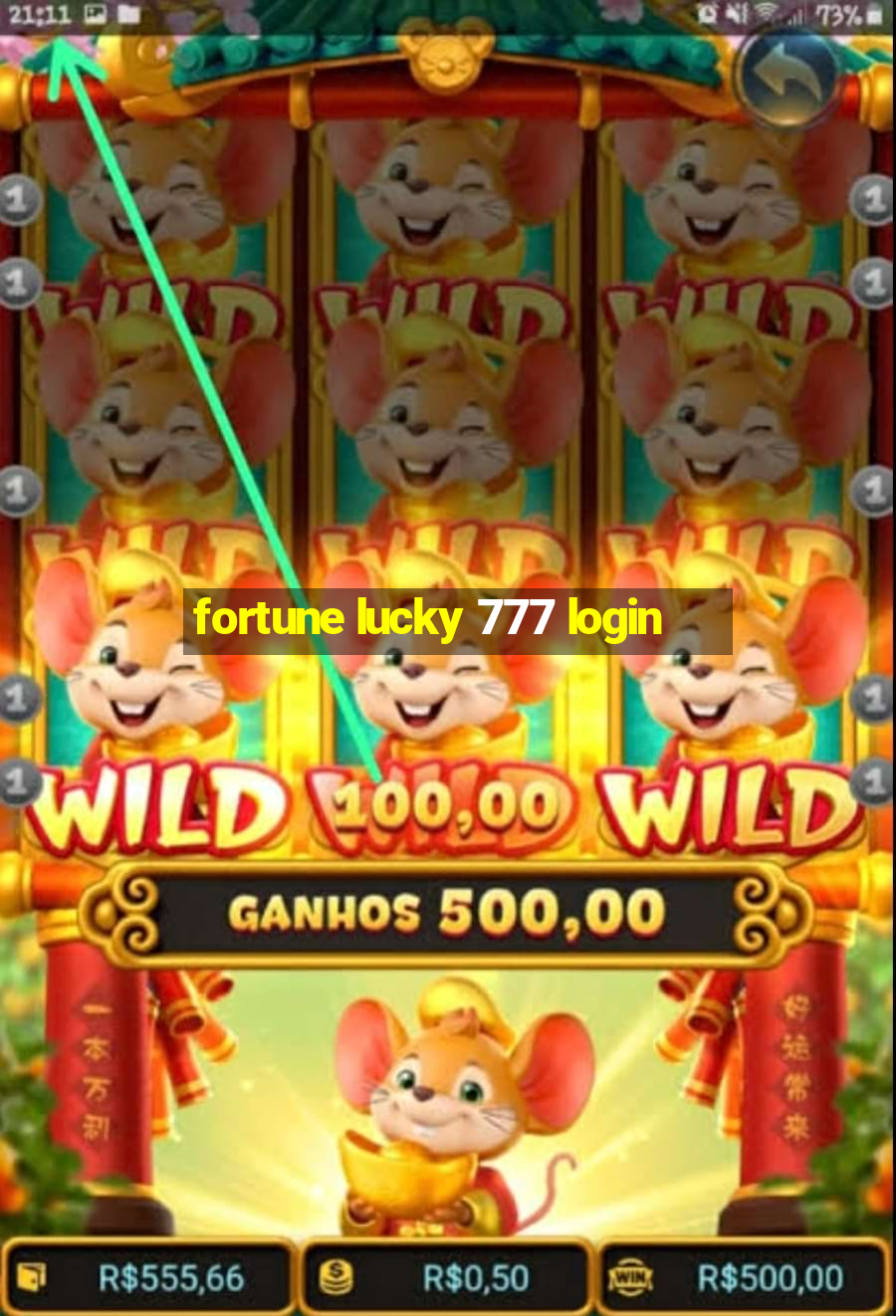 fortune lucky 777 login