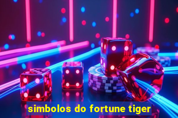 simbolos do fortune tiger