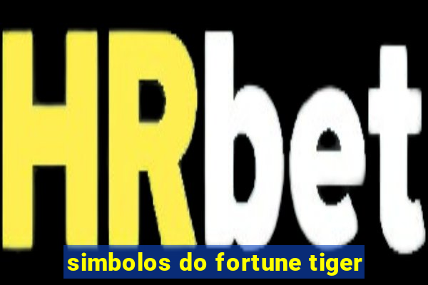 simbolos do fortune tiger