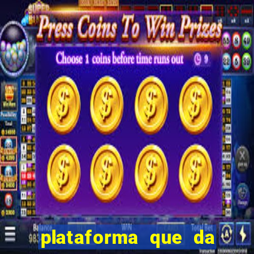 plataforma que da bonus pra jogar