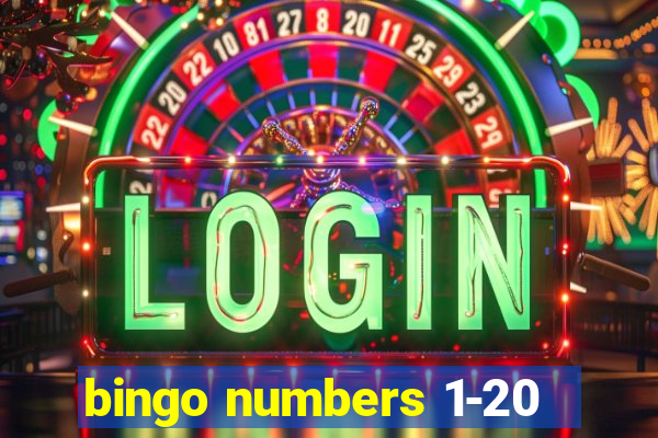 bingo numbers 1-20