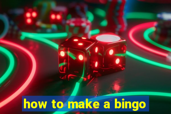 how to make a bingo