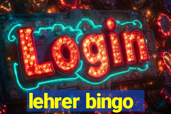 lehrer bingo