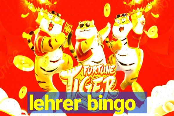 lehrer bingo