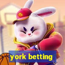 york betting