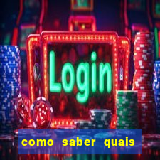 como saber quais jogos est?o pagando