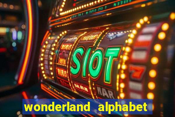 wonderland alphabet comic studio