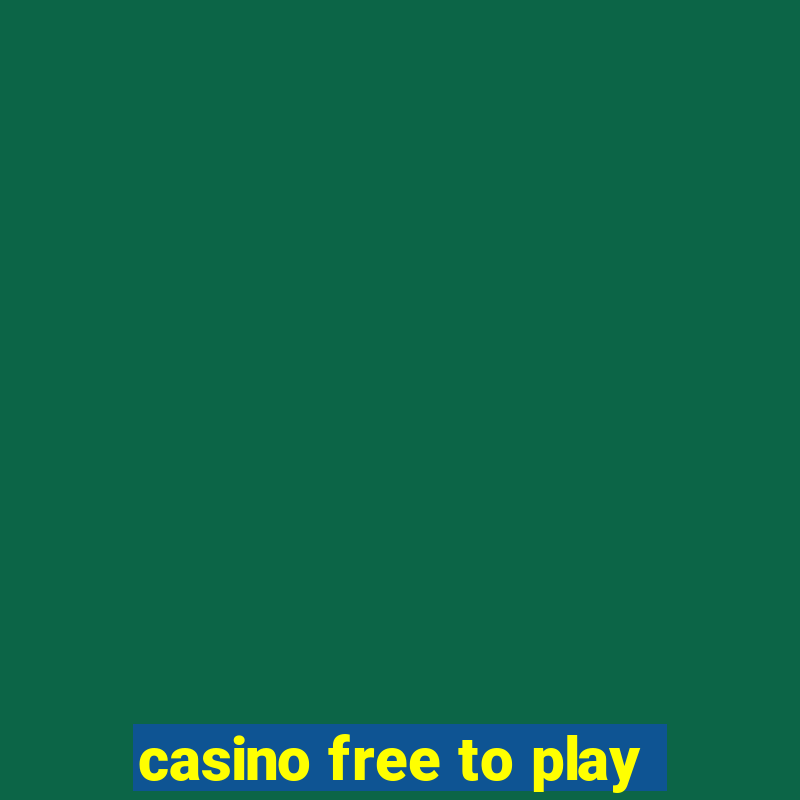 casino free to play