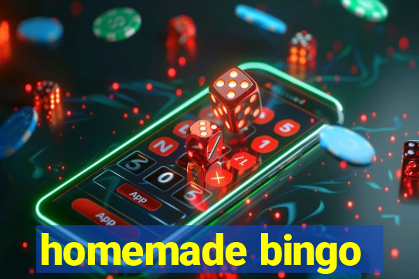 homemade bingo