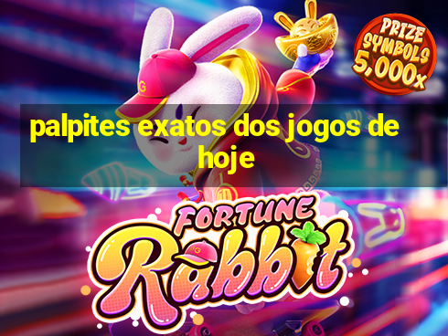 palpites exatos dos jogos de hoje