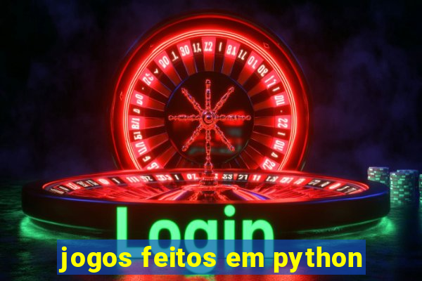 jogos feitos em python