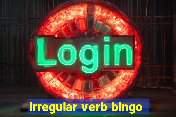 irregular verb bingo