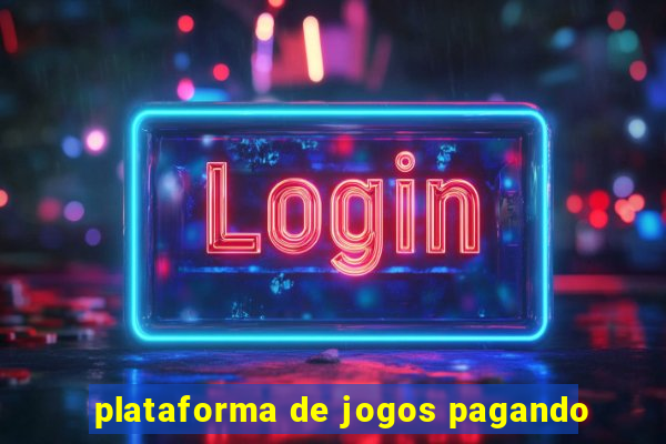 plataforma de jogos pagando