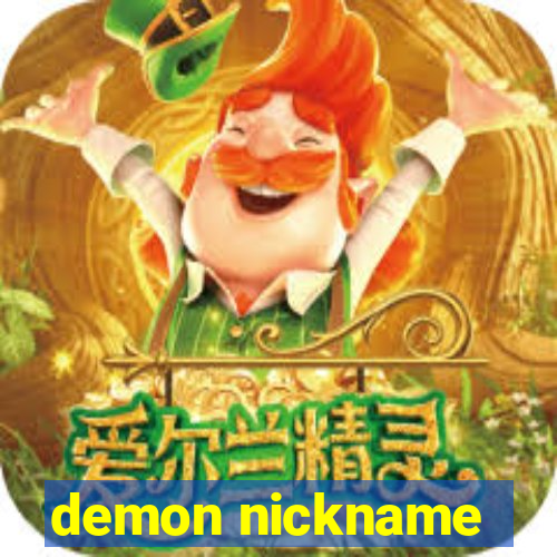 demon nickname