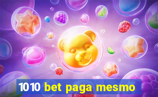 1010 bet paga mesmo