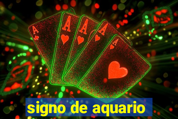 signo de aquario