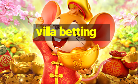 villa betting