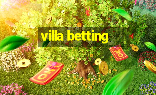 villa betting