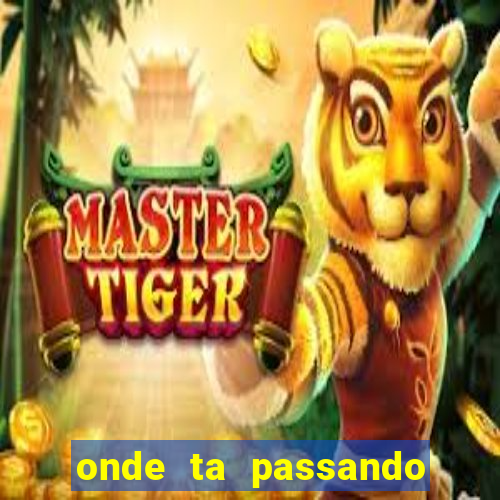 onde ta passando jogo do remo