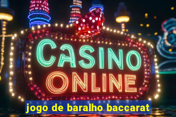 jogo de baralho baccarat